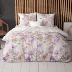 Housse de couette rose Jenice
