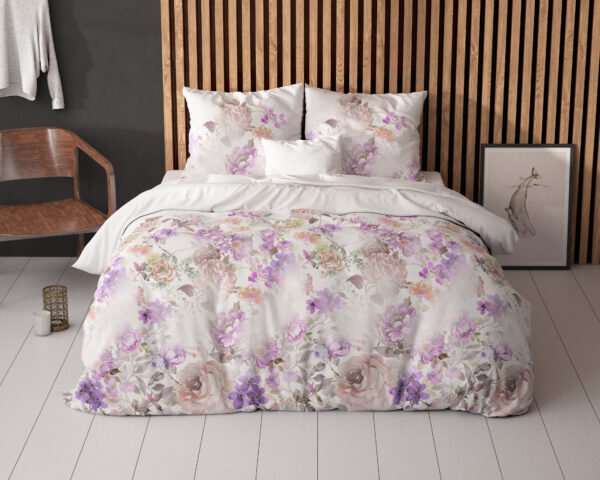 Housse de couette rose Jenice