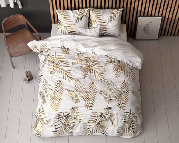 Housse de couette Leaves white 240 x 220