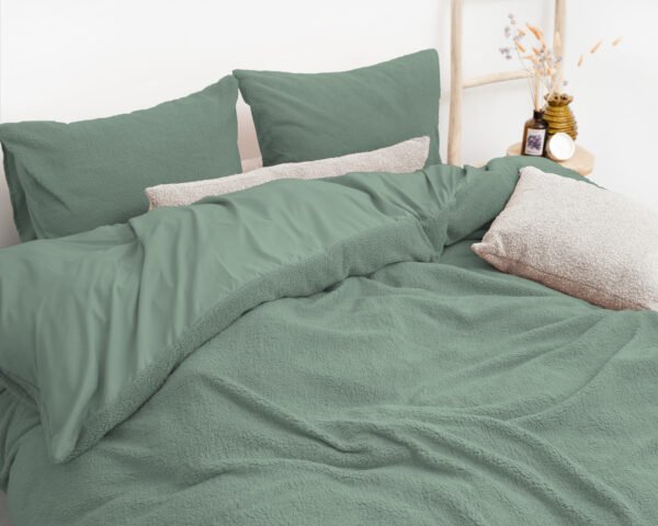 Housse de couette Teddy vert